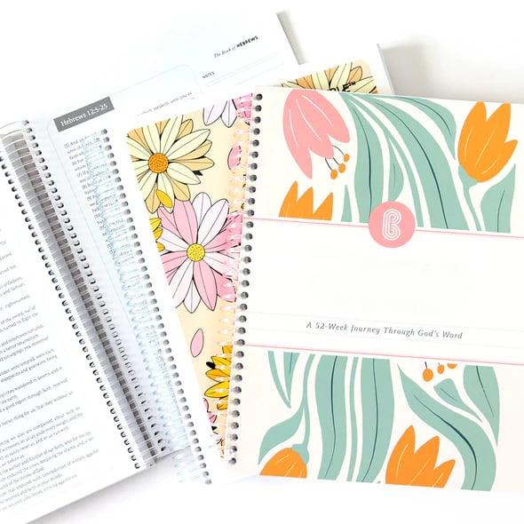 52-Week Journey Through God's Word Hardcover Devotional Study Book
