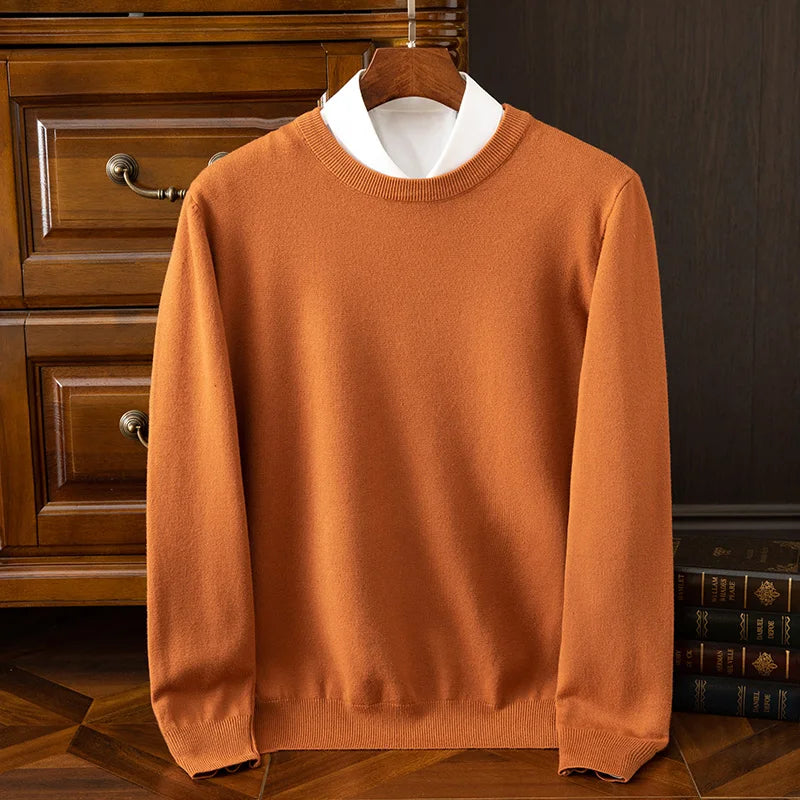 The Oxford – Men’s Merino Wool O-Neck Sweater