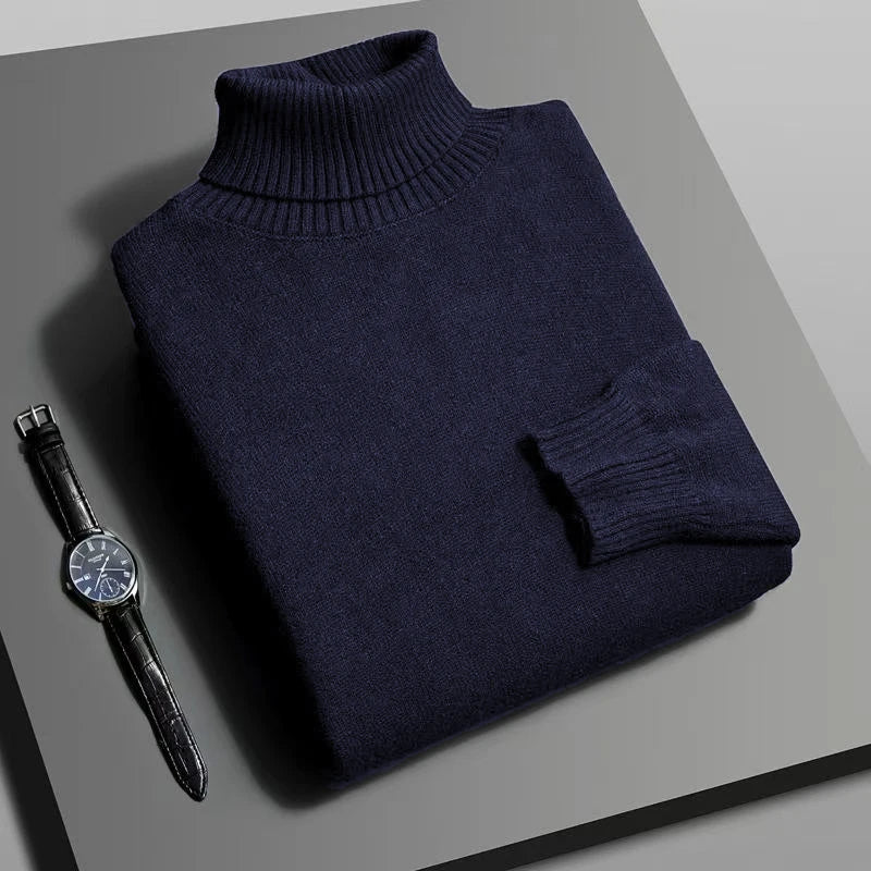 The Bristol – Men’s Slim Fit Turtleneck Sweater