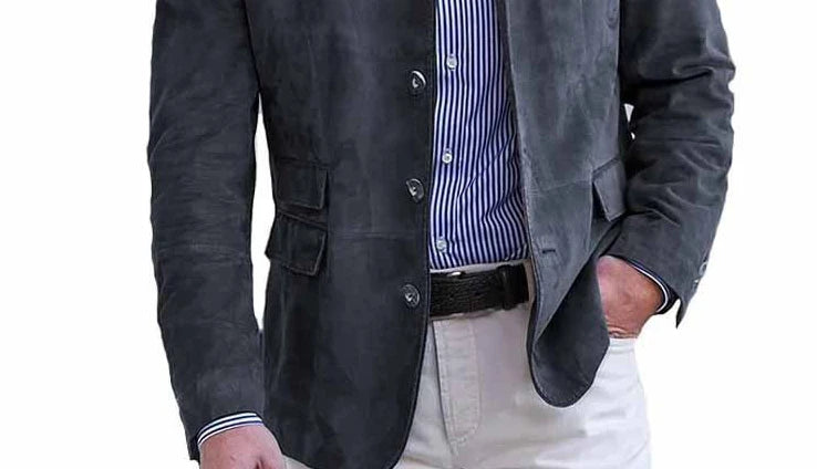 The Oslo – Men’s Suede Blazer