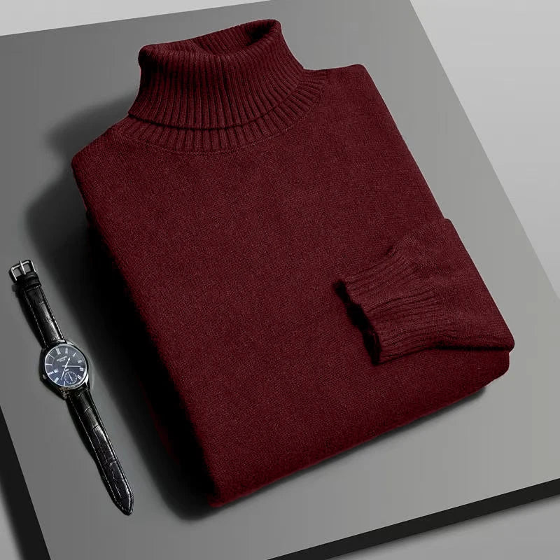 The Bristol – Men’s Slim Fit Turtleneck Sweater