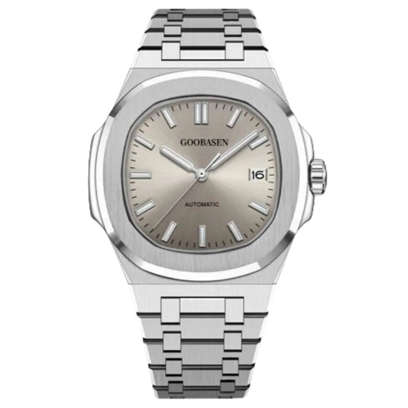 Luxury Men’s Watch – Square Stainless Waterproof