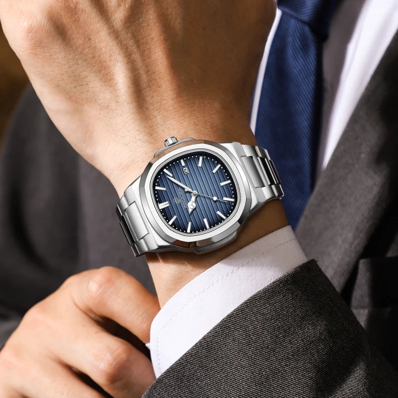 Men’s Luxury Stainless Steel Quartz Watch - Aston