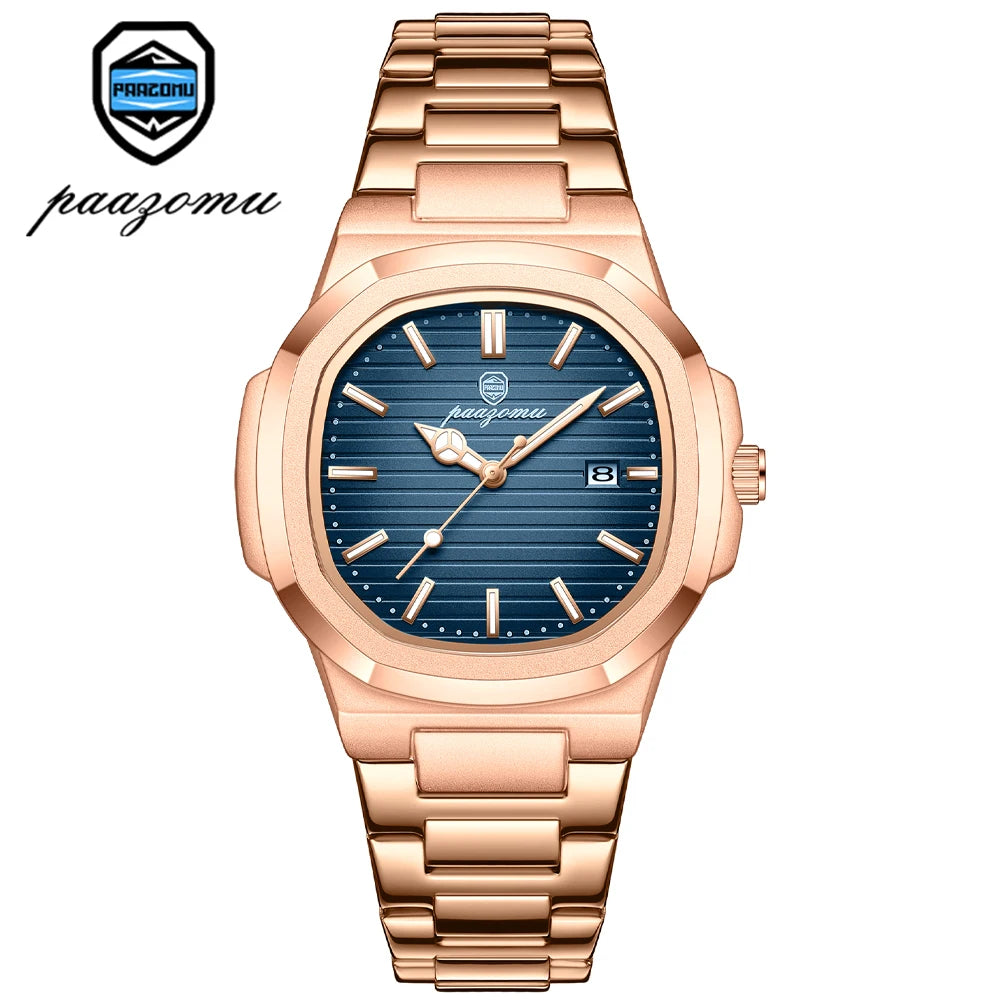 Men’s Luxury Stainless Steel Quartz Watch - Aston