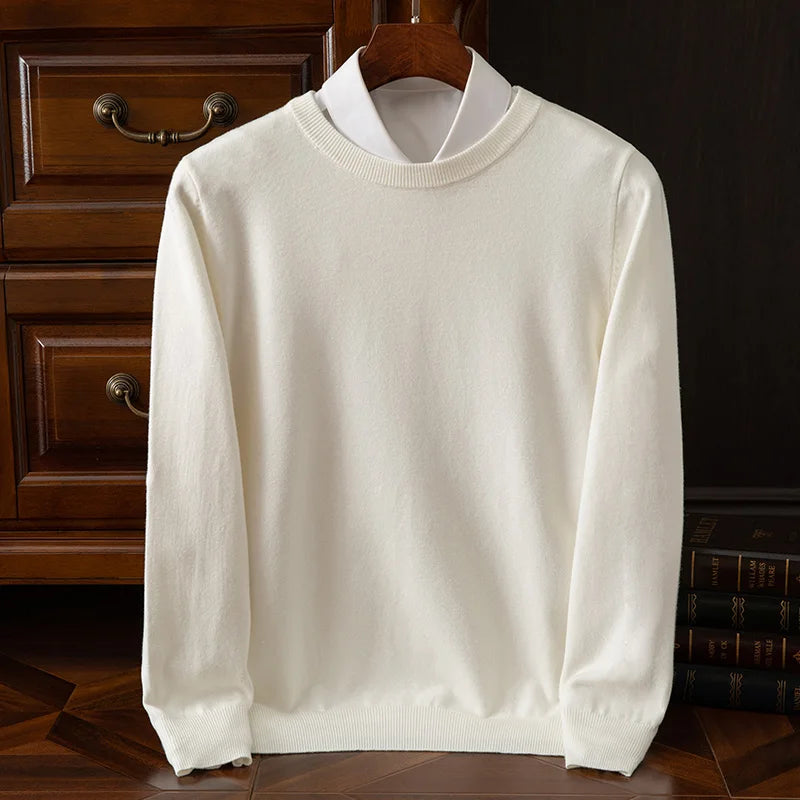 The Oxford – Men’s Merino Wool O-Neck Sweater