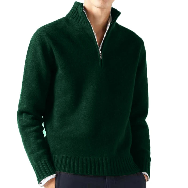 The Camden – Men’s Turtleneck Knit Sweater