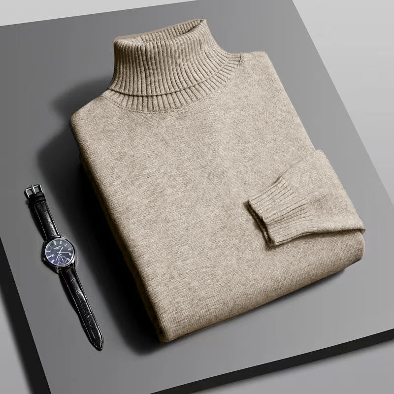 The Bristol – Men’s Slim Fit Turtleneck Sweater