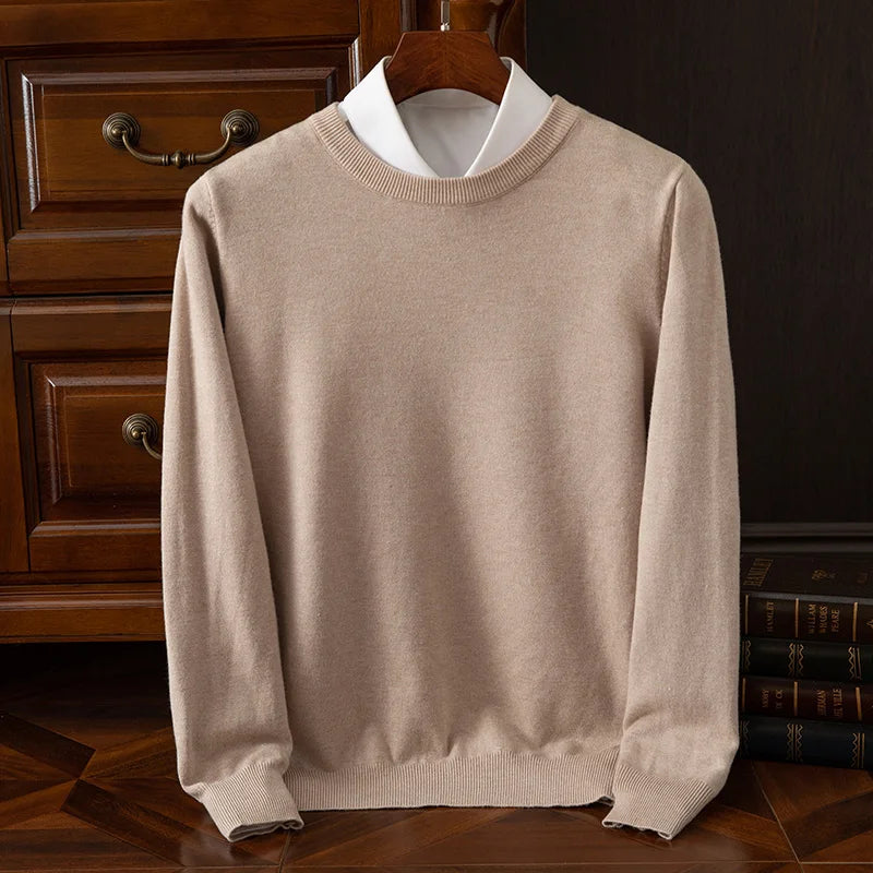 The Oxford – Men’s Merino Wool O-Neck Sweater