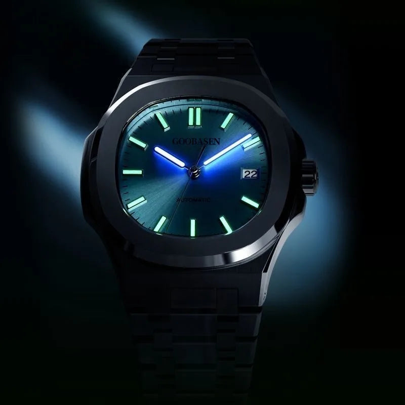 Luxury Men’s Watch – Square Stainless Waterproof