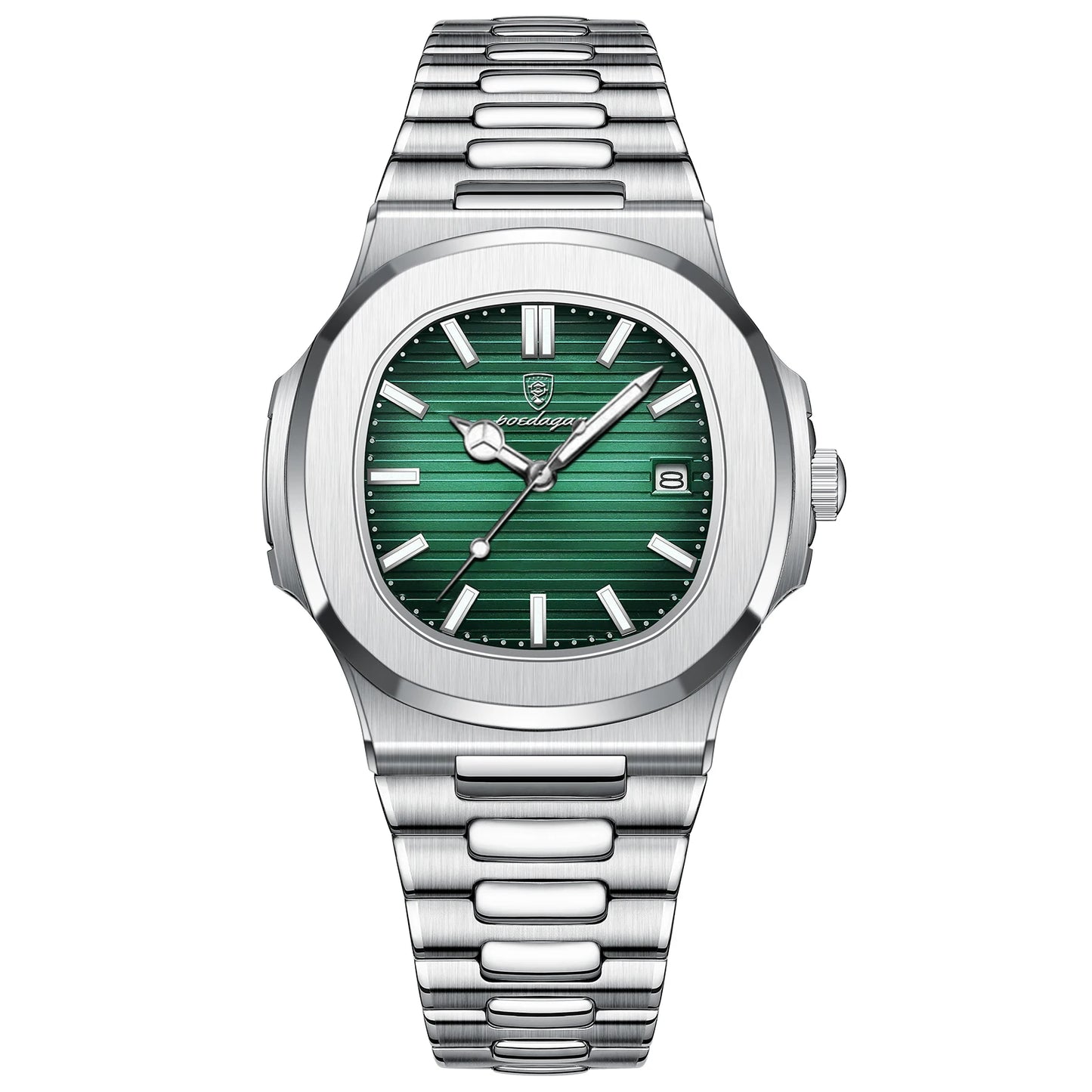 Poedegar Imperial – Men’s Square Stainless Steel Watch