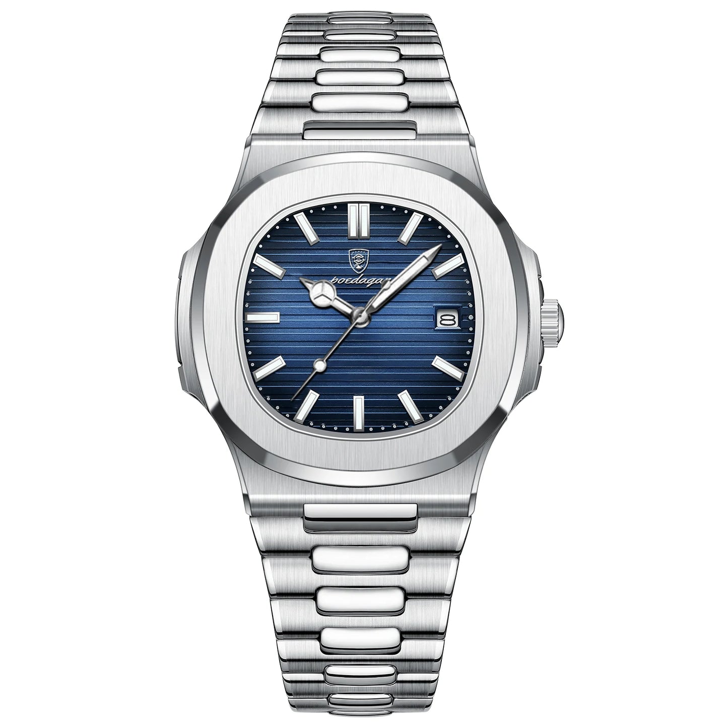 Poedegar Imperial – Men’s Square Stainless Steel Watch