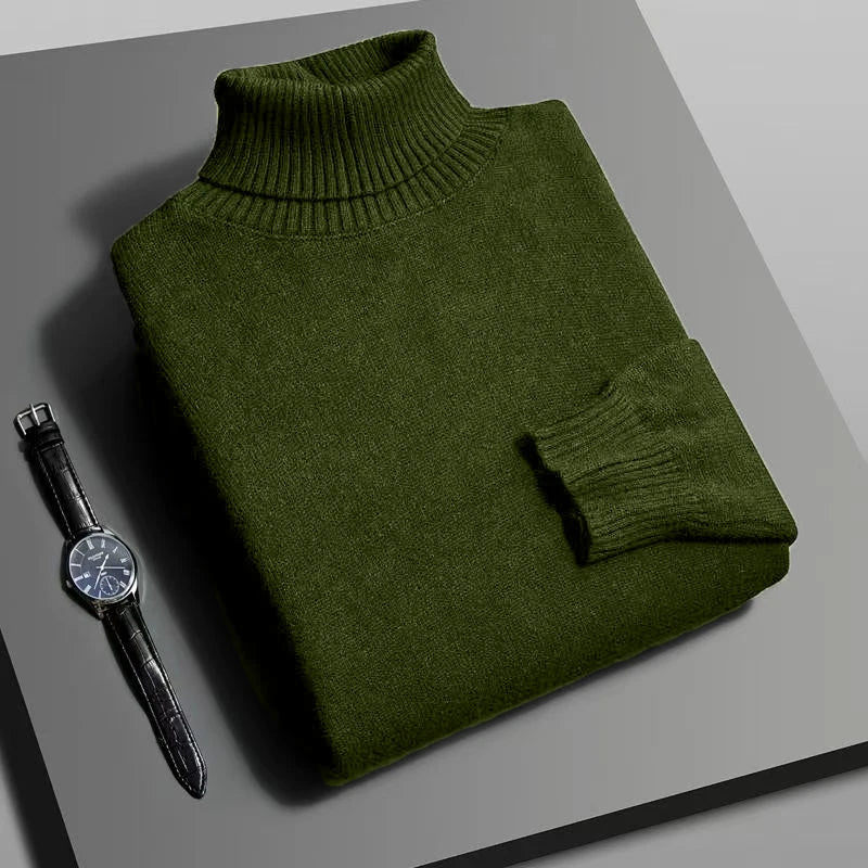The Bristol – Men’s Slim Fit Turtleneck Sweater