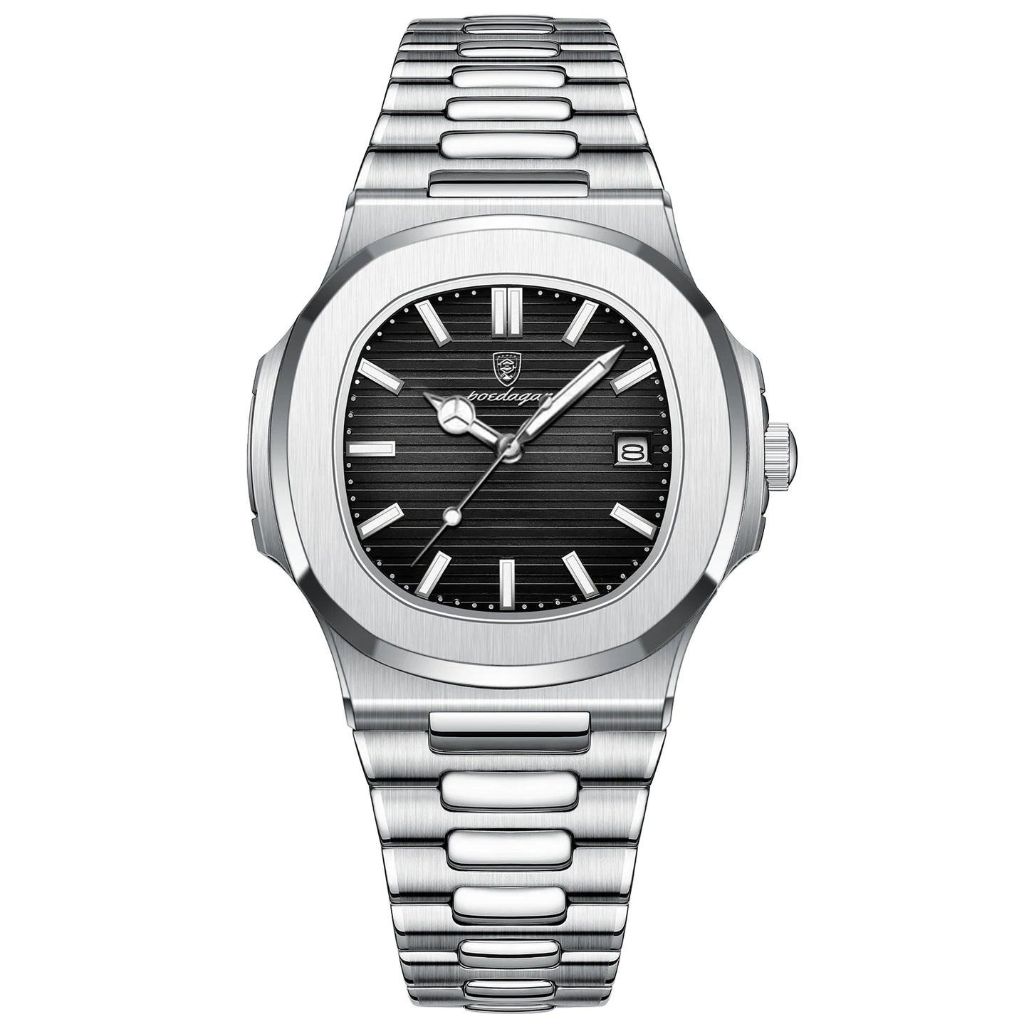 Poedegar Imperial – Men’s Square Stainless Steel Watch