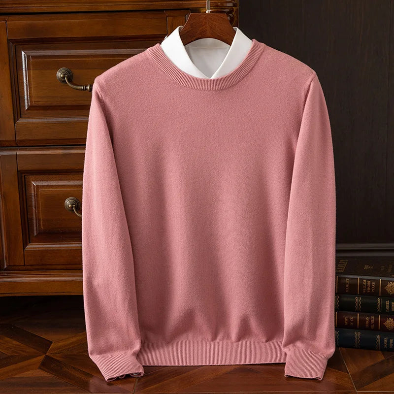 The Oxford – Men’s Merino Wool O-Neck Sweater