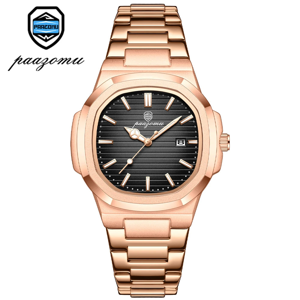 Men’s Luxury Stainless Steel Quartz Watch - Aston