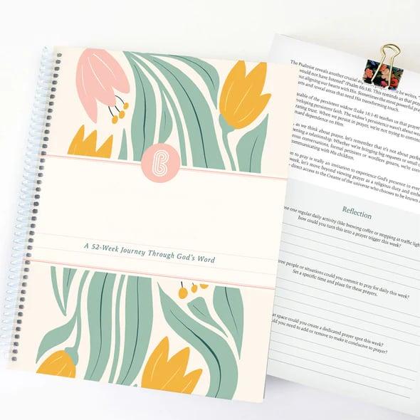 52-Week Journey Through God's Word Hardcover Devotional Study Book