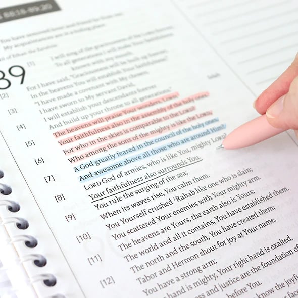 52-Week Journey Through God's Word Hardcover Devotional Study Book