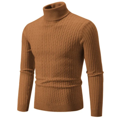 Men’s High Neck Wool Sweater - Oliver