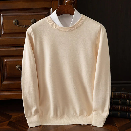 The Oxford – Men’s Merino Wool O-Neck Sweater