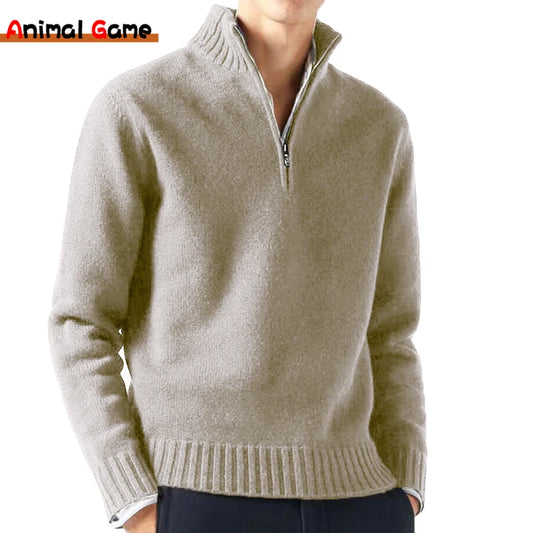 The Camden – Men’s Turtleneck Knit Sweater