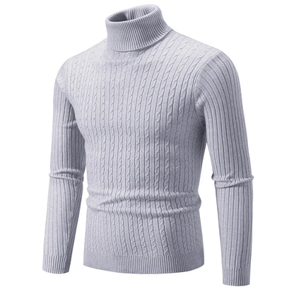 Men’s High Neck Wool Sweater - Oliver