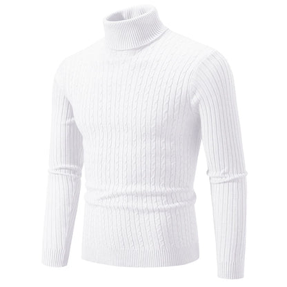 Men’s High Neck Wool Sweater - Oliver