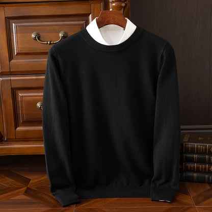 The Oxford – Men’s Merino Wool O-Neck Sweater