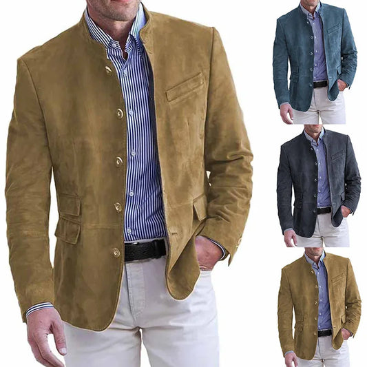 The Oslo – Men’s Suede Blazer