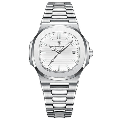 Poedegar Imperial – Men’s Square Stainless Steel Watch