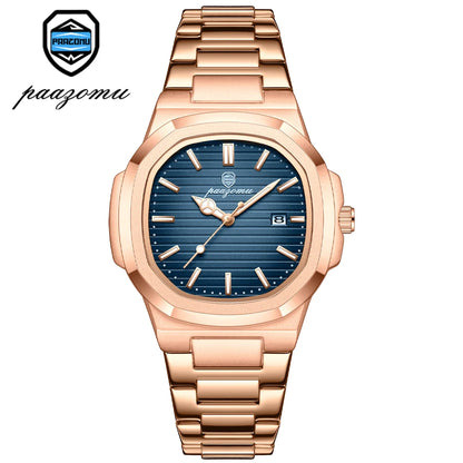 Men’s Luxury Stainless Steel Quartz Watch - Aston