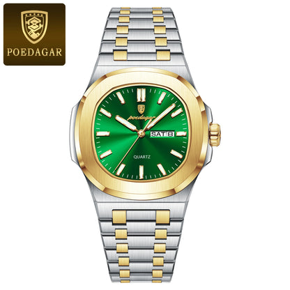 Luminous Quartz Watch Men’s Stainless Steel - Astra