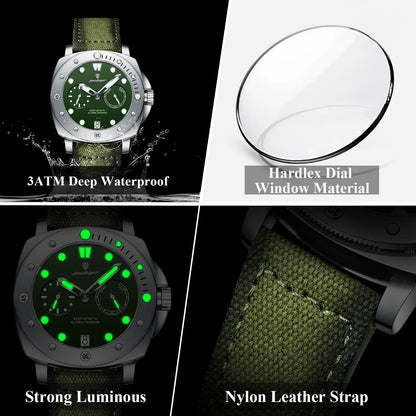 Luxury Military Watch Waterproof with Luminous - Elite