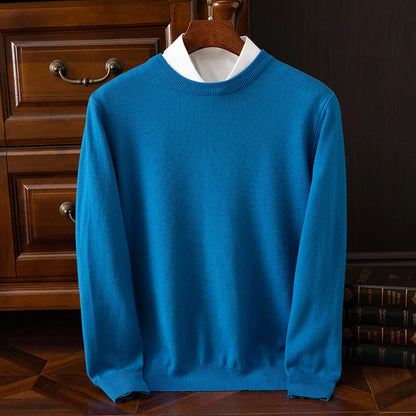 The Oxford – Men’s Merino Wool O-Neck Sweater