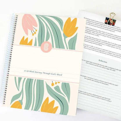 52-Week Journey Through God's Word Hardcover Devotional Study Book